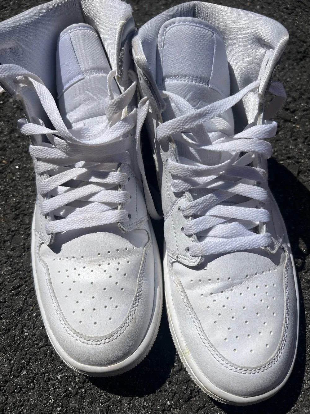 Jordan Women's White High-Top Sneakers
